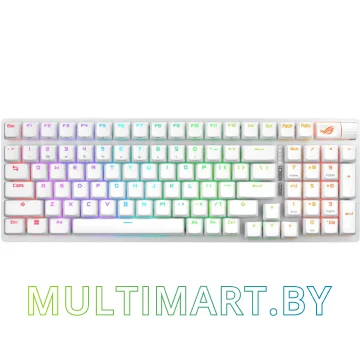 Клавиатура ASUS ROG Strix Scope II 96 Wireless Moonlight White (NX Snow)